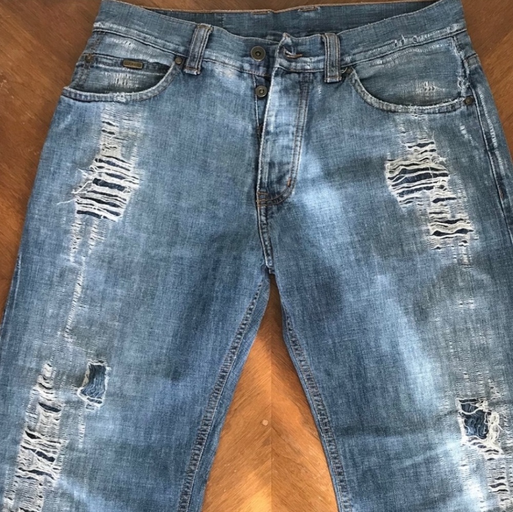 Ted Baker Thrashed Straight Leg Jeans 32 x 32